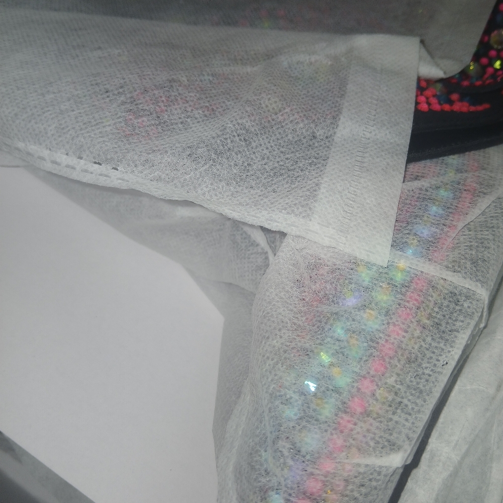 Colorful Rhinestone Cross Design Boots - Picture 7 of 7